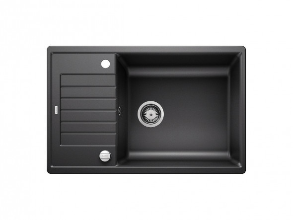 Zlewozmywak granitowy Blanco Zia XL 6 S Compact Silgranit PuraDur 78x50cm Antracyt odwracalny, korek auto. 523263