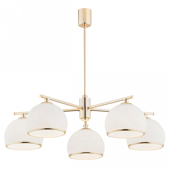 Argon 2088 Marbella 5x15W Lampa wisząca złoty/biały