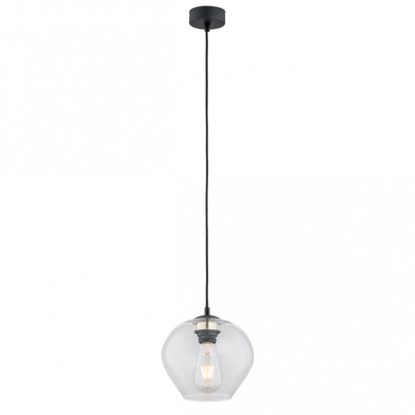 Argon 4041 Kalimera 1x15W Lampa wisząca przezroczysty/czarny