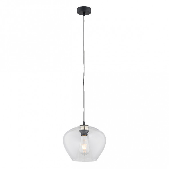 Argon 4043 Kalimera 1x15W Lampa wisząca przezroczysty/czarny