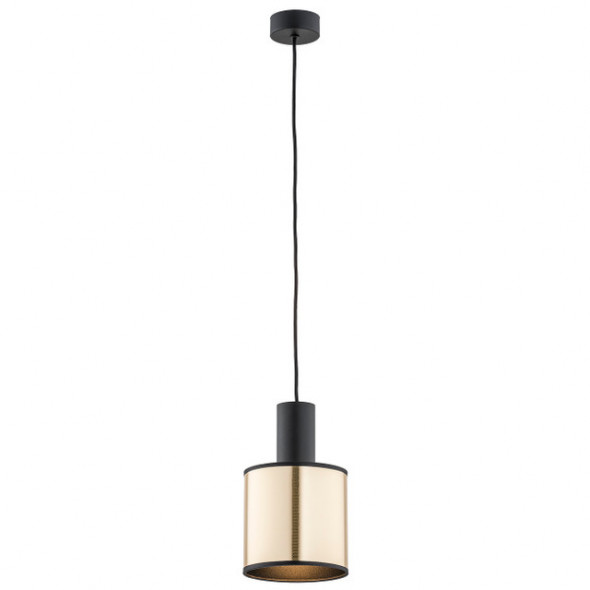 Argon 4248 Herman 1x15W Lampa wisząca czarny/złoty