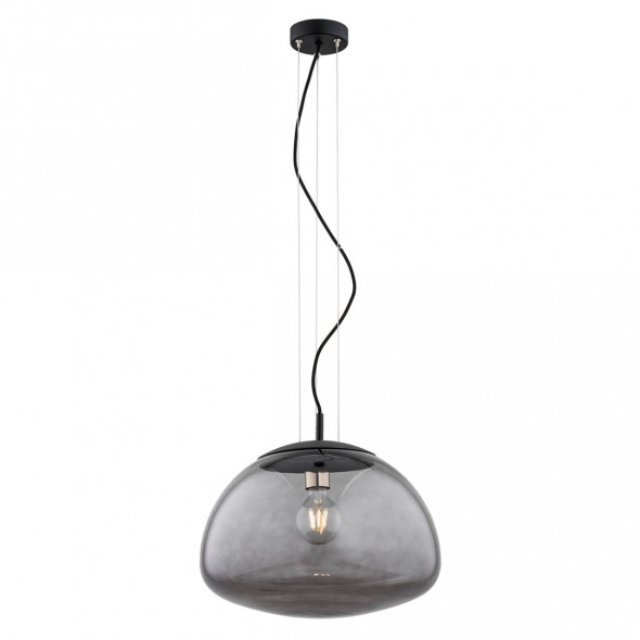 Argon 4350 Trini 1x15W Lampa wisząca czarny/złoty/dymny