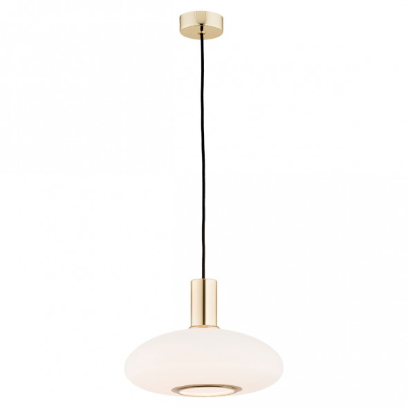 Argon 4358 Sagunto 1x15W Lampa wisząca biały/złoty