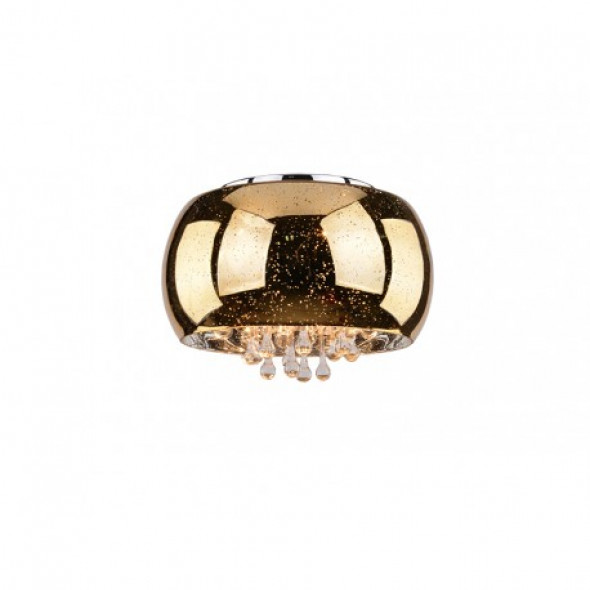 Azzardo Astral 42607-5 Lampa oprawa sufitowa Plafon 5x40W złoty