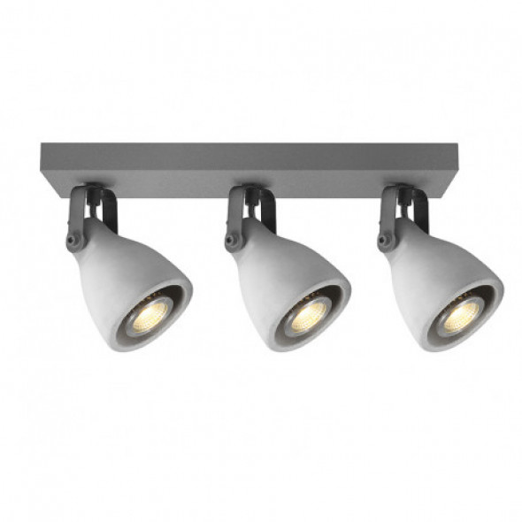 Azzardo Bremen 3 BP-3427 Lampa oprawa sufitowa Reflektorki Spot 3x50W szary