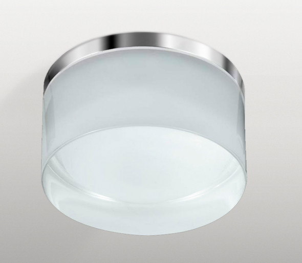 Azzardo Linz AZ2774 Lampa sufitowa Plafon łazienkowy 1x5W LED biały srebrny