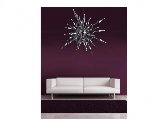 Azzardo Pipes AZ0040 MP6224-30-CH Lampa wisząca Zwis industrialny 30x20W chrom