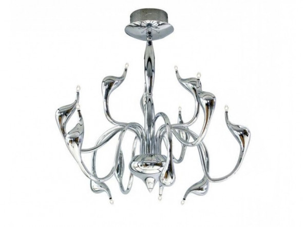 Azzardo Snake AZ0044 (MD6230-12-CH) Lampa wisząca Oprawa Zwis dekoracyjny 12x20W chrom glamour