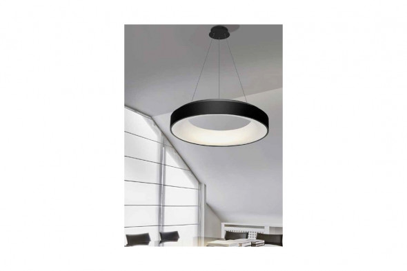 Azzardo Sovana AZ2728 Lampa wisząca Oprawa Zwis industrialny 1x50W LED ściemnialna czarna biała