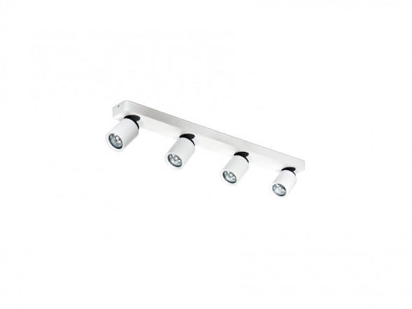 Azzardo Tomi 4 AZ0665 FH31314A11-WH-GR Listwa Lampa sufitowa Reflektor 4x50W biały