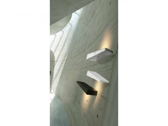 Azzardo Vialetto L AZ0573 MB5798-L-BK Lampa ścienna Kinkiet modernistyczny 1x12W LED czarny