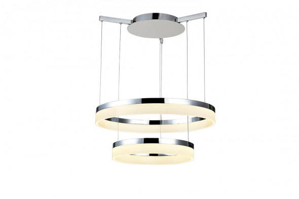 Azzardo Zola 80/60 AZ2560 Lampa wisząca Zwis industrialny Oprawa 1x24W 1x32W LED biały chrom