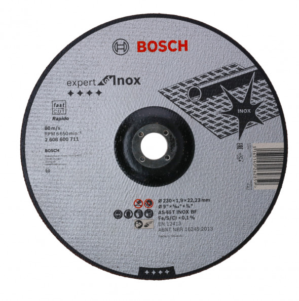 Bosch Tarcza tnąca do metalu wygięta AS 46 T INOX BF, 230 mm, 1,9 mm