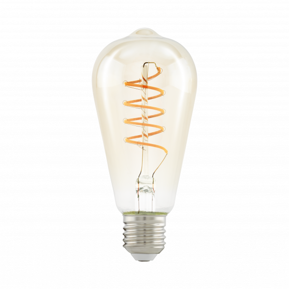 Eglo 11681 Żarówka Vintage Edison Amber 4W Led E27 Ciepła biała barwa 2200K 260lm