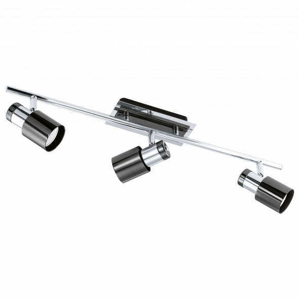 Eglo 30834 Davida 1 3x5W Plafon czarny/chrom