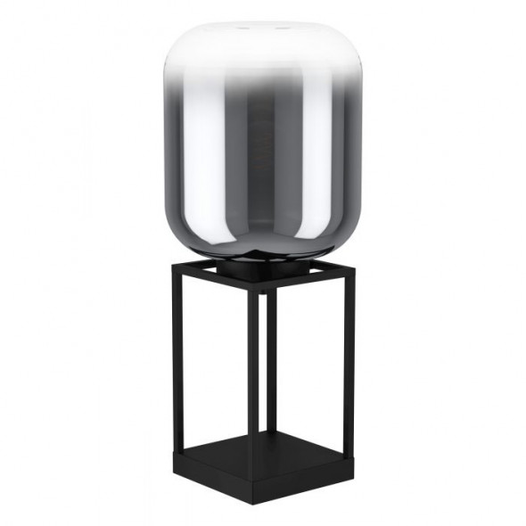 Eglo 39988 Bulciago 1x40W Lampa stołowa czarny przydymiony