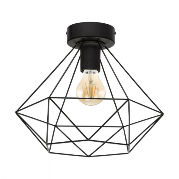 Eglo 43004 Tarbes 1x60W Plafon czarny