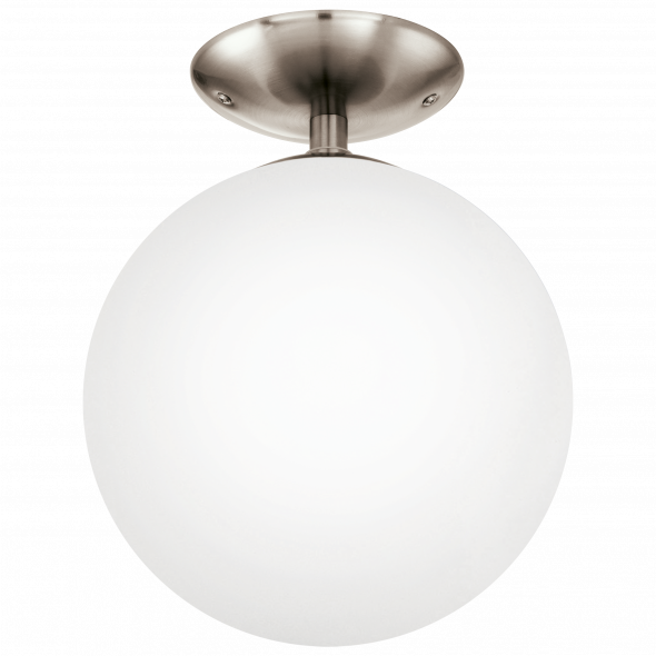 Eglo 91589 Rondo 1x60W Plafon biały/nikiel