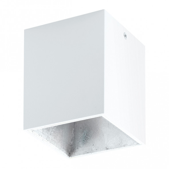 Eglo 94499 Polasso 1x3,3W LED Plafon biały/srebrny