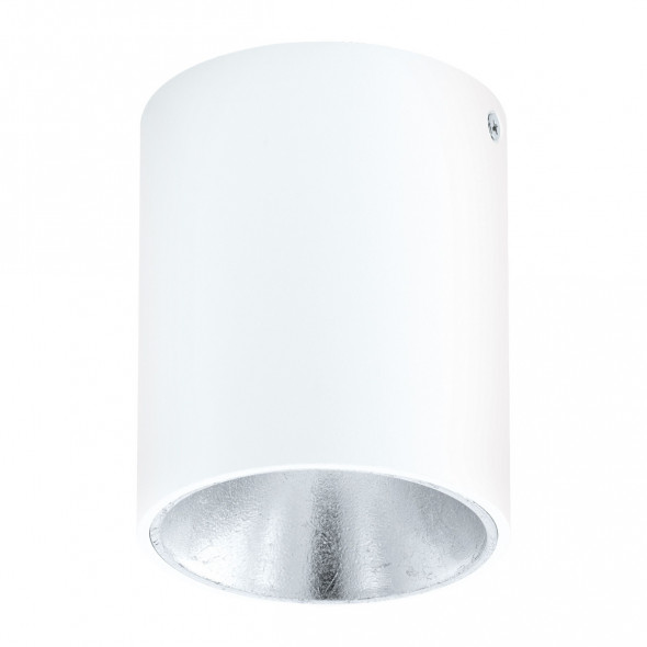 Eglo 94504 Polasso 1x3,3W LED Plafon biały/srebrny