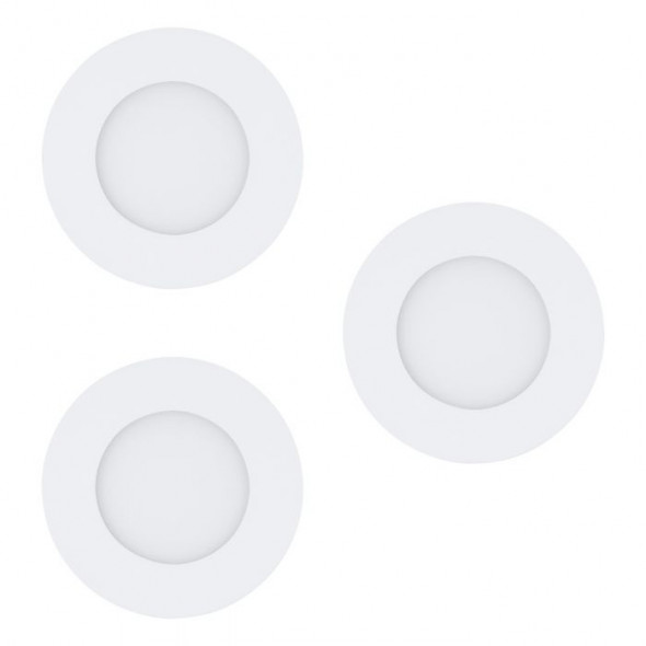 Eglo 94732 Fueva 1 3x2,7W Led Oprawy do zabudowy biały (3 szt)