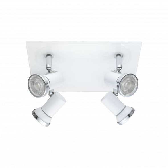 Eglo 95995 Tamara 1 4x3,3W Plafon łazienkowy biały/chrom