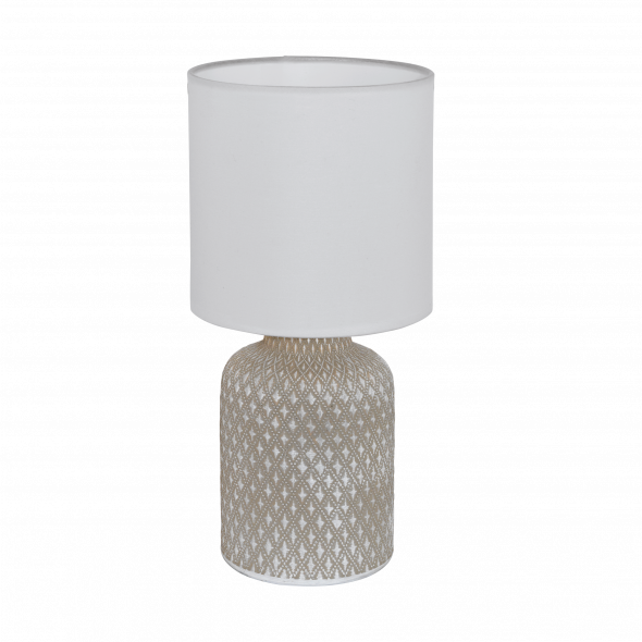 Eglo 97774 Bellariva 1x40W Lampa stołowa biały/szary
