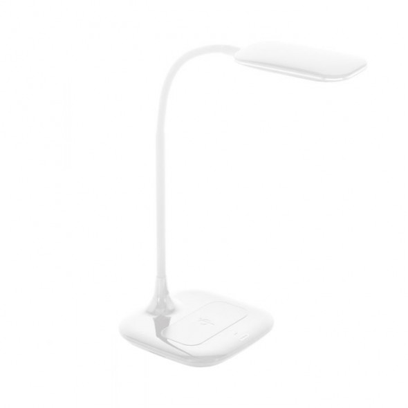 Eglo 98247 Masserie 1x3,4W LED Lampka biurkowa z ładowarką QI biała