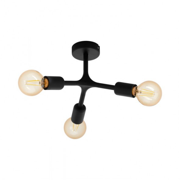 Eglo 98317 Bocadella 1 3x60W Plafon czarny