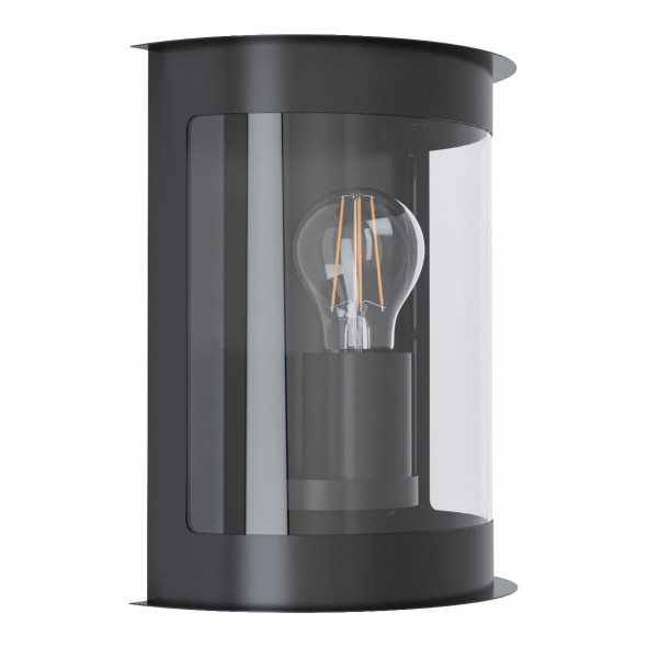 Eglo 98718 Daril 1 1x28W Kinkiet zewnętrzny czarny