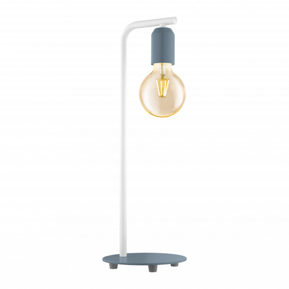 Eglo 49123 Adri-P 1x12W Lampa stołowa pastelowy ciemny niebieski