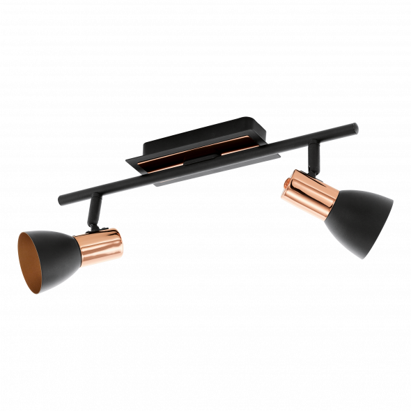 Eglo Barnham 94585 Reflektor punktowy Spot 2x3.3W LED czarny miedź