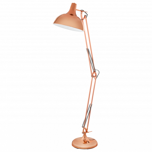 Eglo Borgillio 94705 Lampa stojąca podłogowa 1x60W miedziana