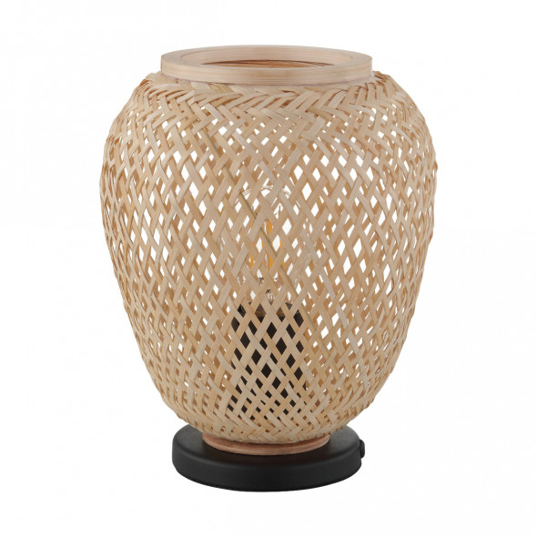 Eglo 43263 Dembleby 1x40W Lampa stołowa naturalny/czarny