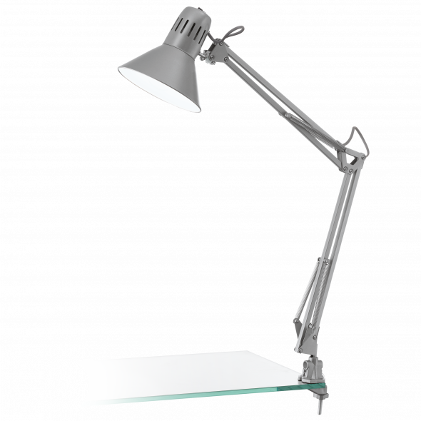 Eglo 90874 Firmo 1x40W Lampka biurkowa srebrna