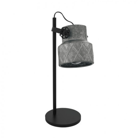 Eglo 39857 Hilcott 1x40W Lampa stołowa czarny/szary