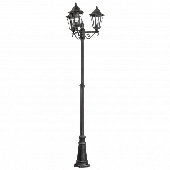 Eglo 93465 Navedo 3x60W Latarnia ogrodowa czarny antyczny