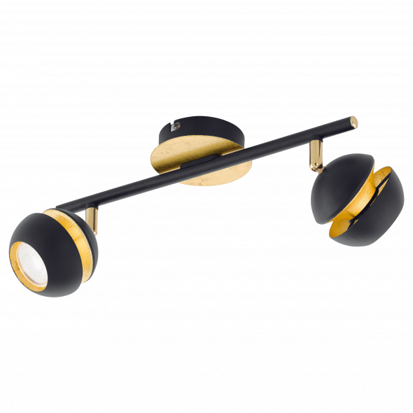 Eglo Nocito 95483 Reflektor punktowy spot 2x3.3W LED czarny złoty