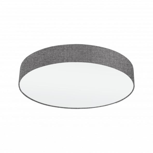 Eglo Pasteri 97613 Plafon z abażurem Lampa sufitowa 3x60W biało szara lniana