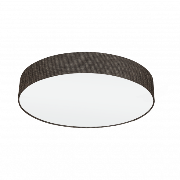 Eglo Pasteri 97614 Lampa sufitowa z abażurem Plafon okrągły 3x60W ciemny brąz biel