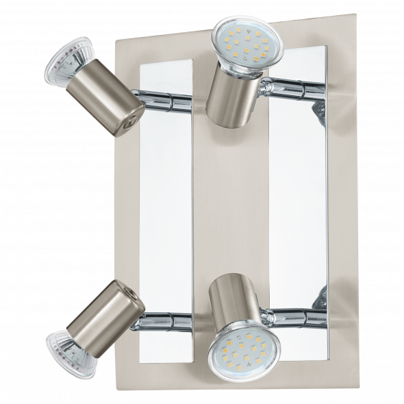 Eglo 90916 Rotello 4x5W Plafon nikiel/chrom