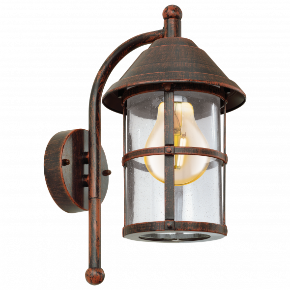 Eglo San Telmo 90184 Kinkiet zewnętrzny Lampa ścienna dekoracyjna 1x60W antyczny brąz