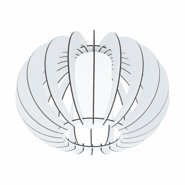 Eglo 95605 Stellato 2 1x60W Plafon biały