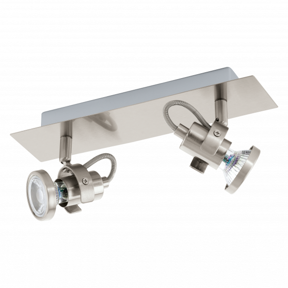 Eglo 94145 Tukon 3 2x3,3W Reflektor punktowy nikiel mat