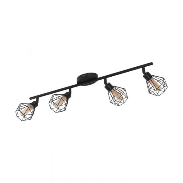 Eglo 32767 Zapata 4x3W Plafon czarny
