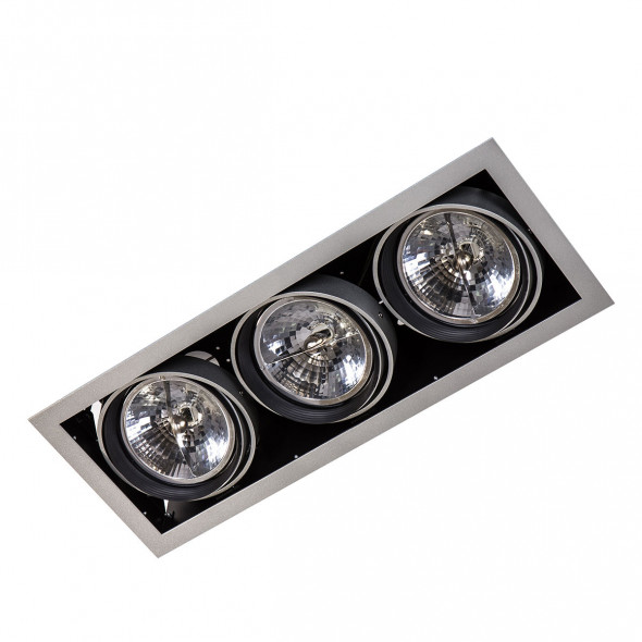 Italux Arlo Sv DL-723APLUSDL-723HD-AR111/SV Oprawa wpuszczana do zabudowy 3x75W srebrna