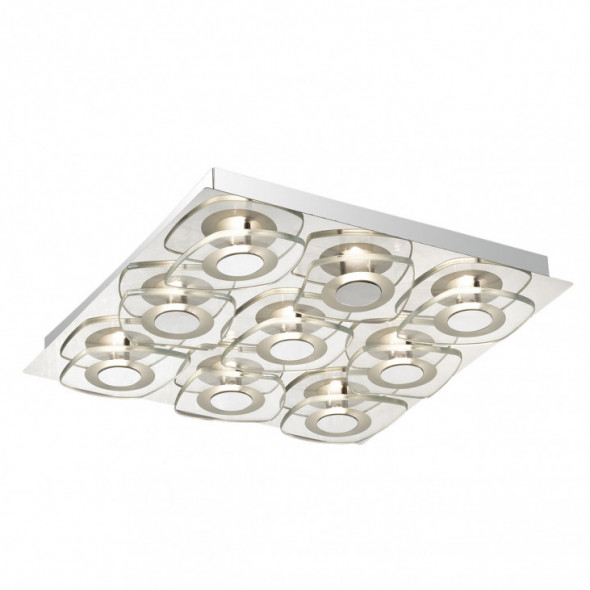 Italux Bill C29385F-3P plafon lampa oprawa sufitowa 9x4,5W LED chrom