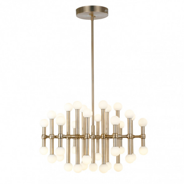 Italux Giovanna MX16009008-37A B Żyrandol industrialny Oprawa wisząca 1x94,2W LED brąz vintage