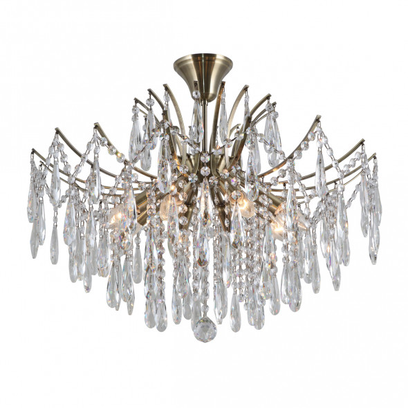 Italux Mallola PND-56808-8 plafon brąz antyczny