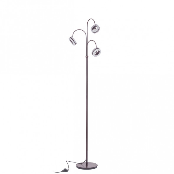 Italux Metis AL16002-3A COFFEE Lampa oprawa stojąca podłogowa 3x4,8W LED brązowy